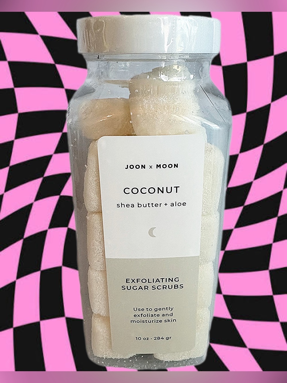JOON x MOON Coconut Exfoliating Sugar Scrub Shea Butter + Aloe 10oz NEW